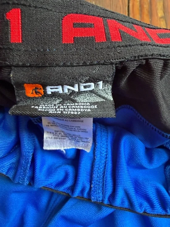 Vintage 00s y2k And1 tear away pants blue - Picture 7 of 9